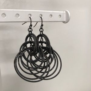 NWOT Lia Sophia Dangle Hoop Earrings